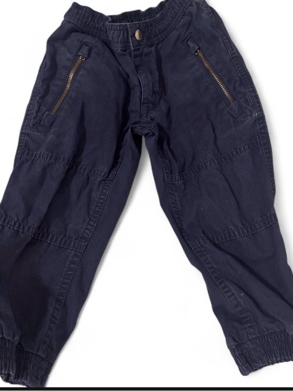 Polo by Ralph Lauren Navy Zip-Pocket Jogger Sweatpants